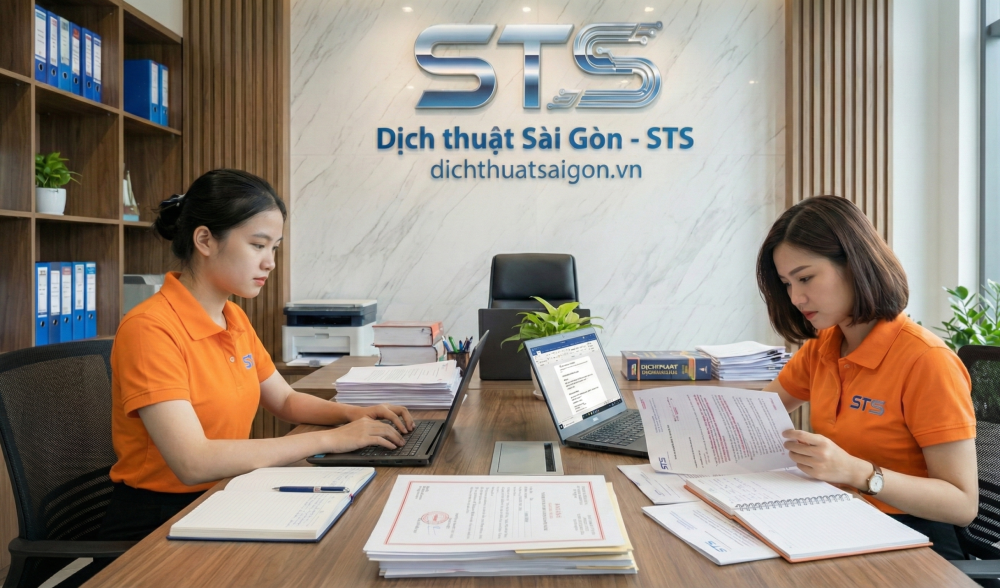 Chuyên gia dịch thuật công chứng của STS sẵn sàng hỗ trợ khách hàng tại Bình Định