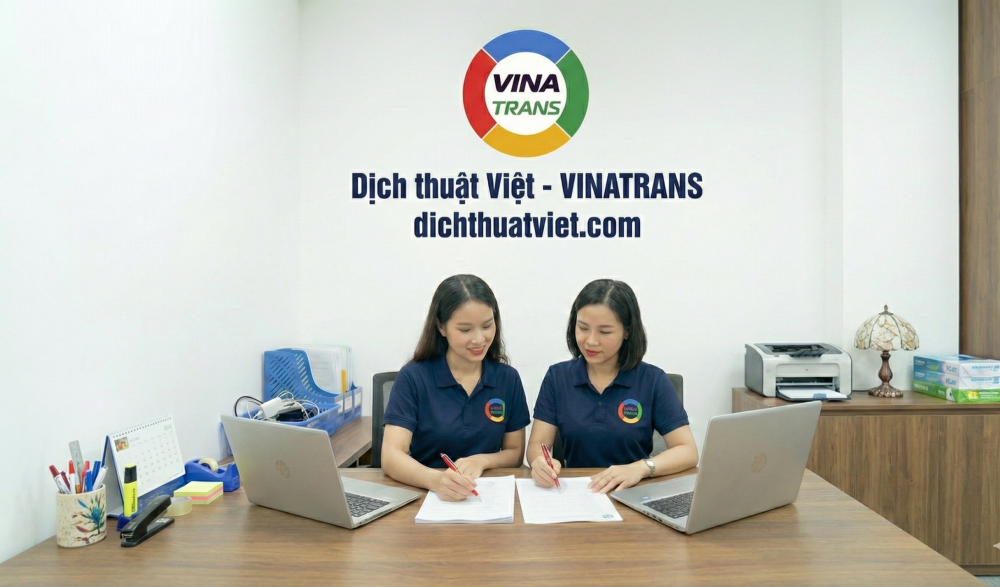 Văn phòng dịch thuật Việt - VINATRANS cam kết chất lượng bản dịch thương mại chính xác cho doanh nghiệp tại Bình Định