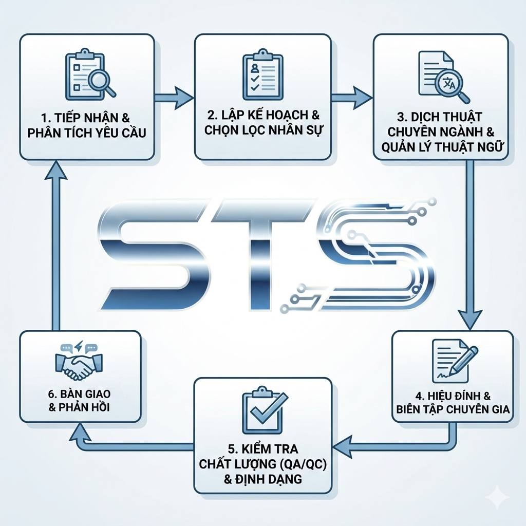 Quy trình xử lý dự án dịch thuật chuyên ngành